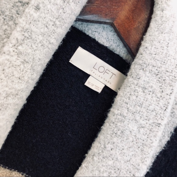 Loft Italian Yarn Perfect Neutral Long Cardigan XS - Picture 2 of 6